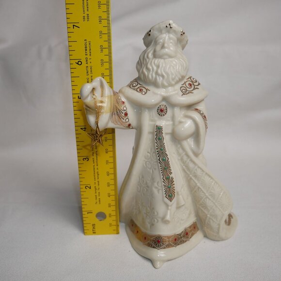 Lenox China Jewels Victorian Santa Bone China 6th in Series 1999 Vintage - Picture 6 of 7